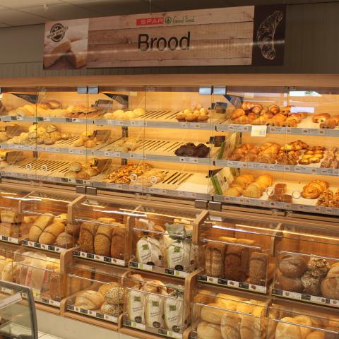 Lambrechts Spar supermarkt beginnen – brood en gebak